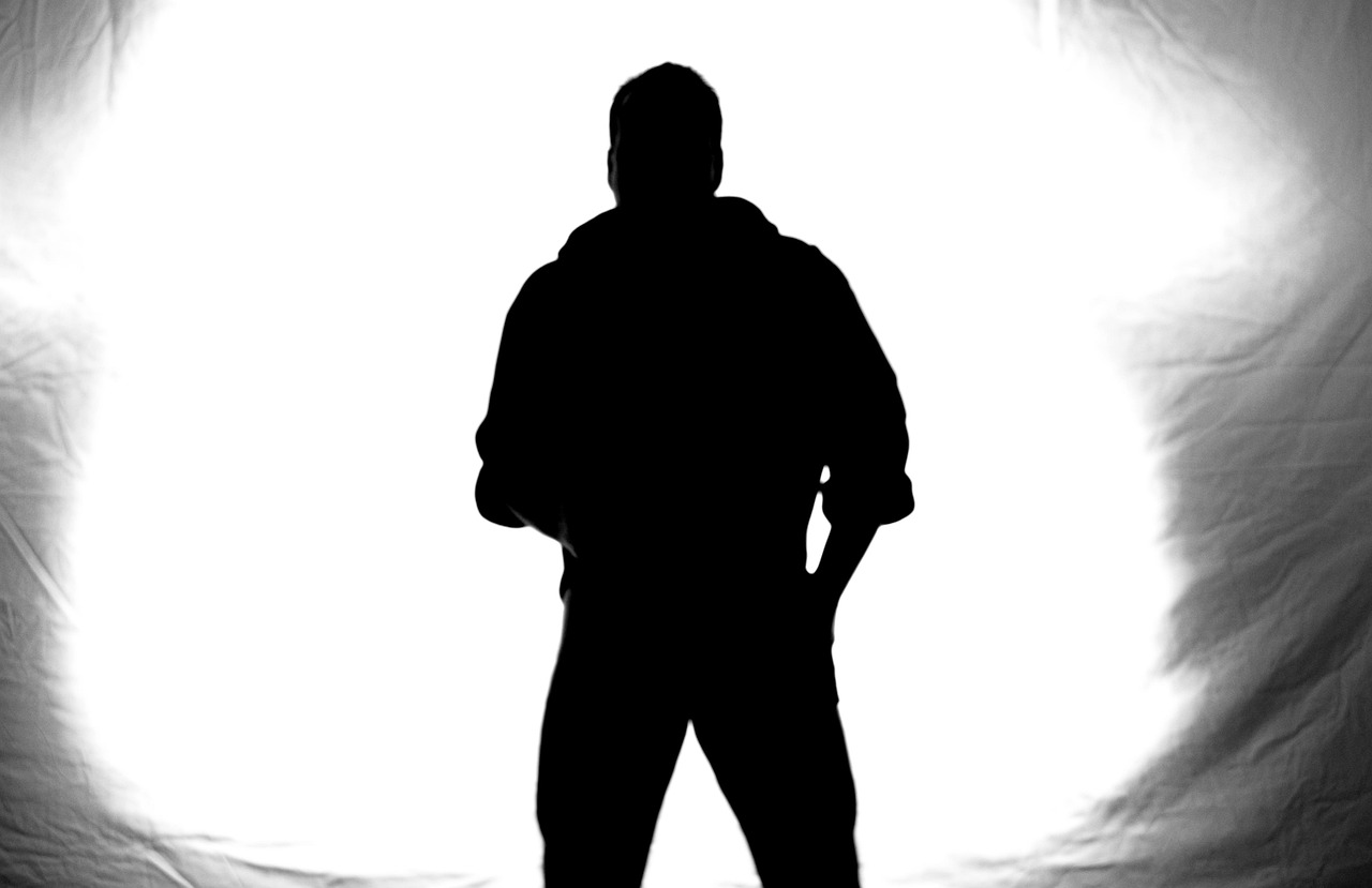 the shade, man, masculine, shadow play, act, backlight, dark, grim, posing
